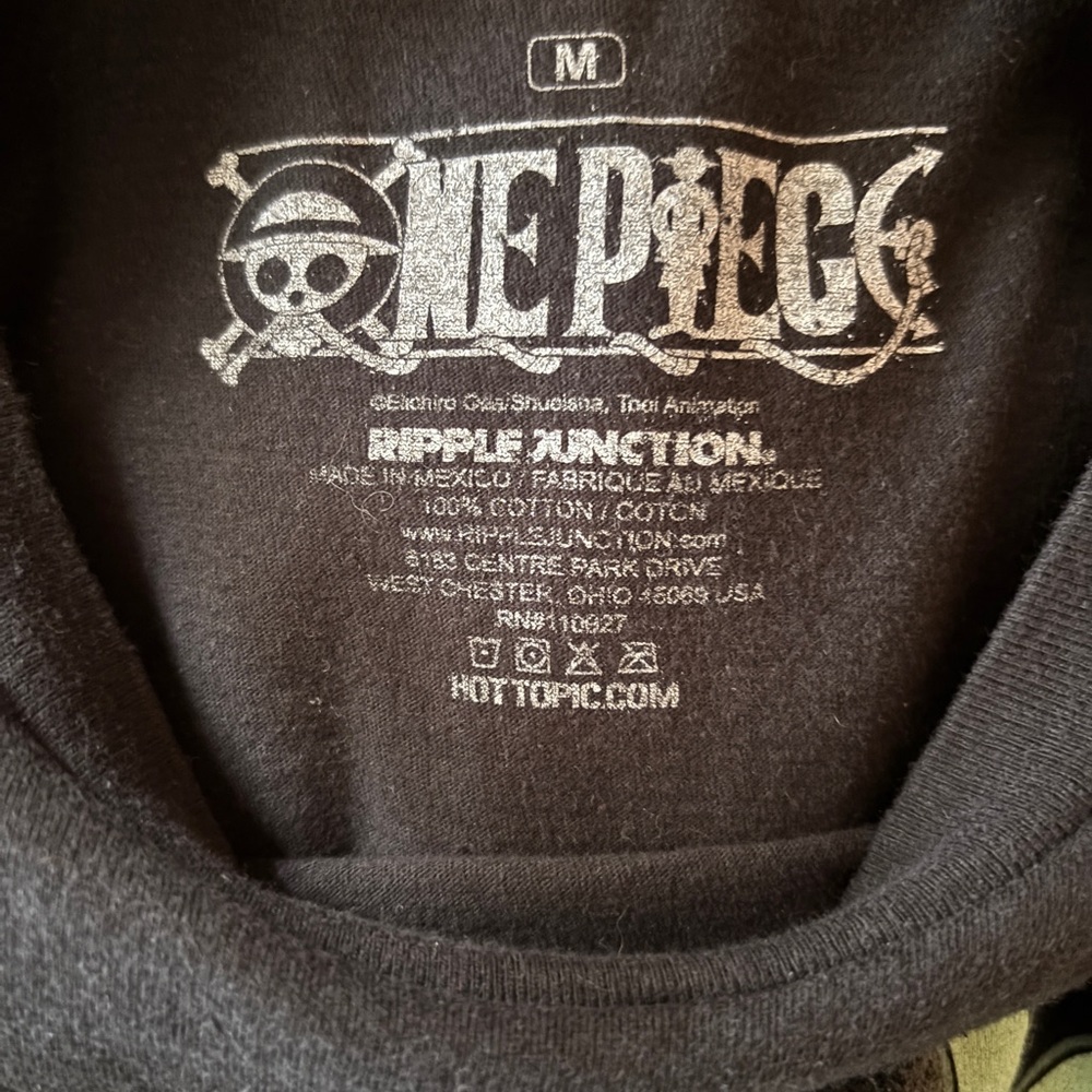 Ripple Junction Black Zoro Graphic Tee - Picture 2 of 2